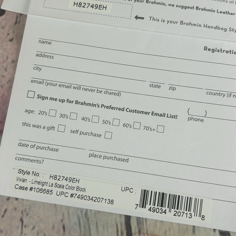 Brahmin Vivian Limelight La Scala Color Block Sat… - image 2